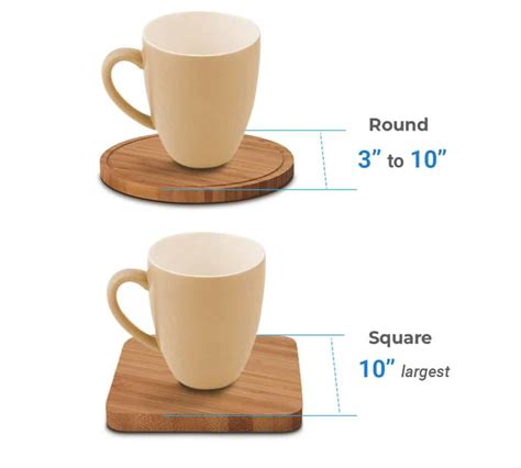 water bottle coaster test|drink coaster sizes.